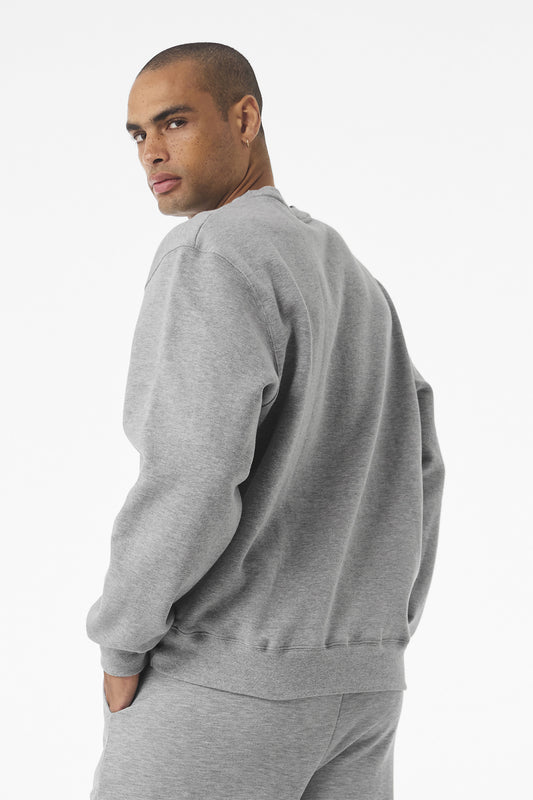 Bella+Canvas Unisex 10-Ounce Heavyweight Crewneck Sweatshirt BC4711 Athletic Heather