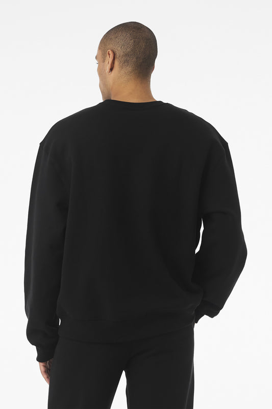 Bella+Canvas Unisex 10-Ounce Heavyweight Crewneck Sweatshirt BC4711 Black