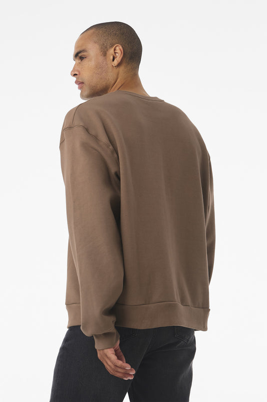 Bella+Canvas Unisex 10-Ounce Heavyweight Crewneck Sweatshirt BC4711 Vintage Brown