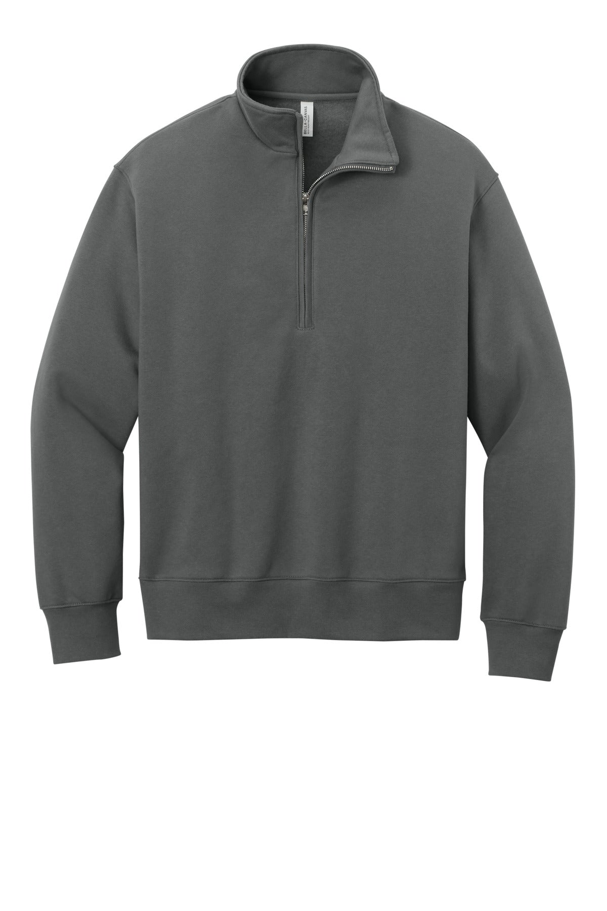 BELLA+CANVAS Unisex 10-Ounce Heavyweight 1/2-Zip Sweatshirt BC4740 Asphalt