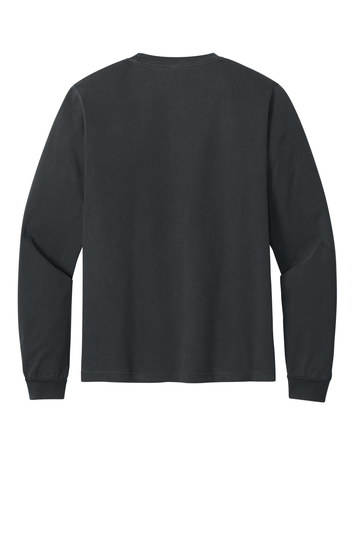 Bella+Canvas Unisex Heavyweight Garment-Dyed Long Sleeve Tee BC4851GD Washed Black