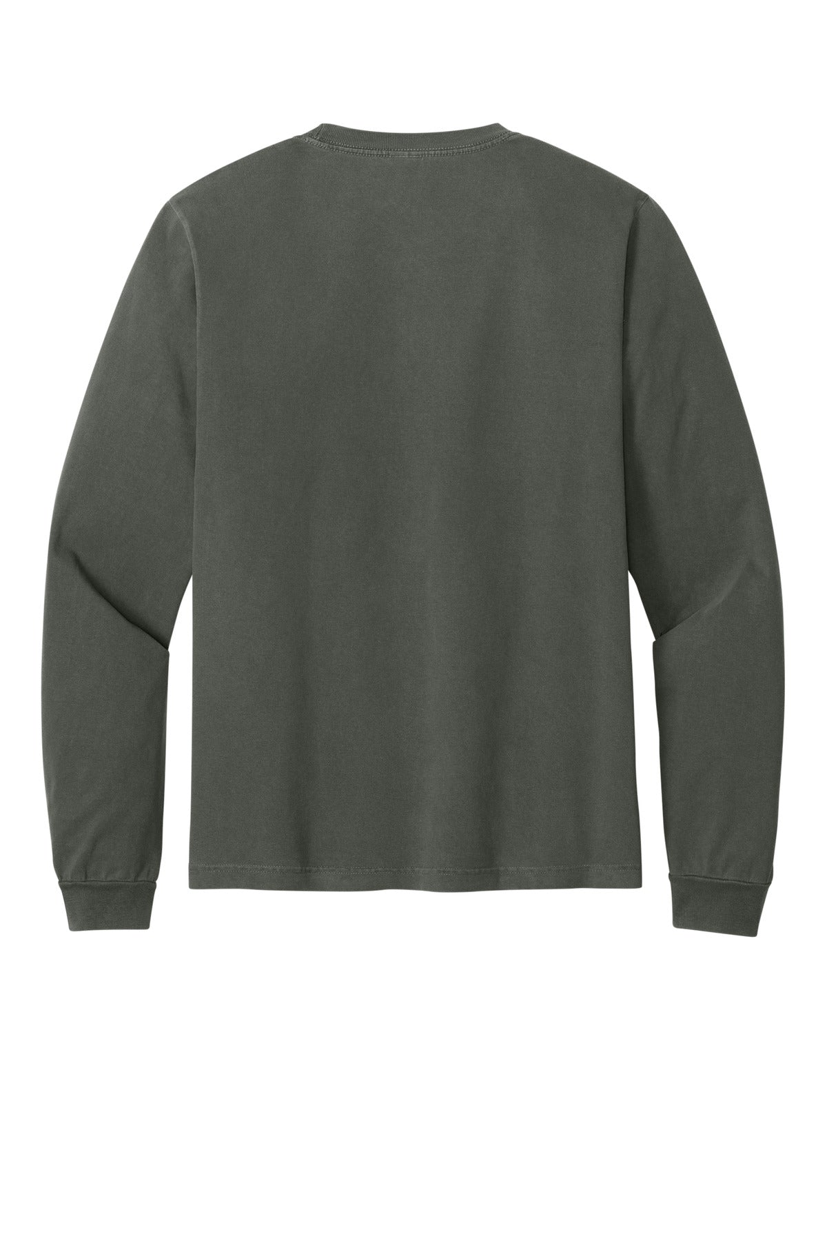 Bella+Canvas Unisex Heavyweight Garment-Dyed Long Sleeve Tee BC4851GD Washed Charcoal
