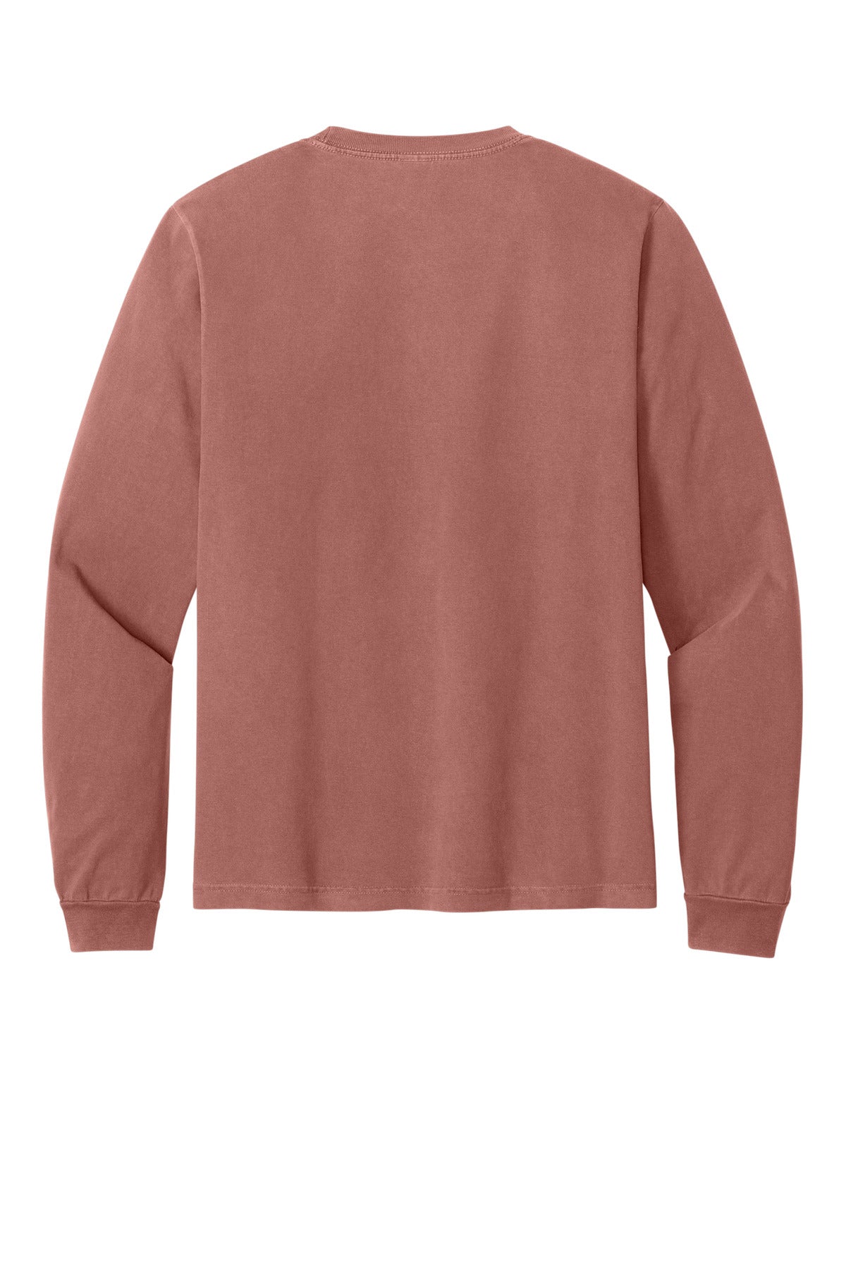 Bella+Canvas Unisex Heavyweight Garment-Dyed Long Sleeve Tee BC4851GD Washed Chestnut