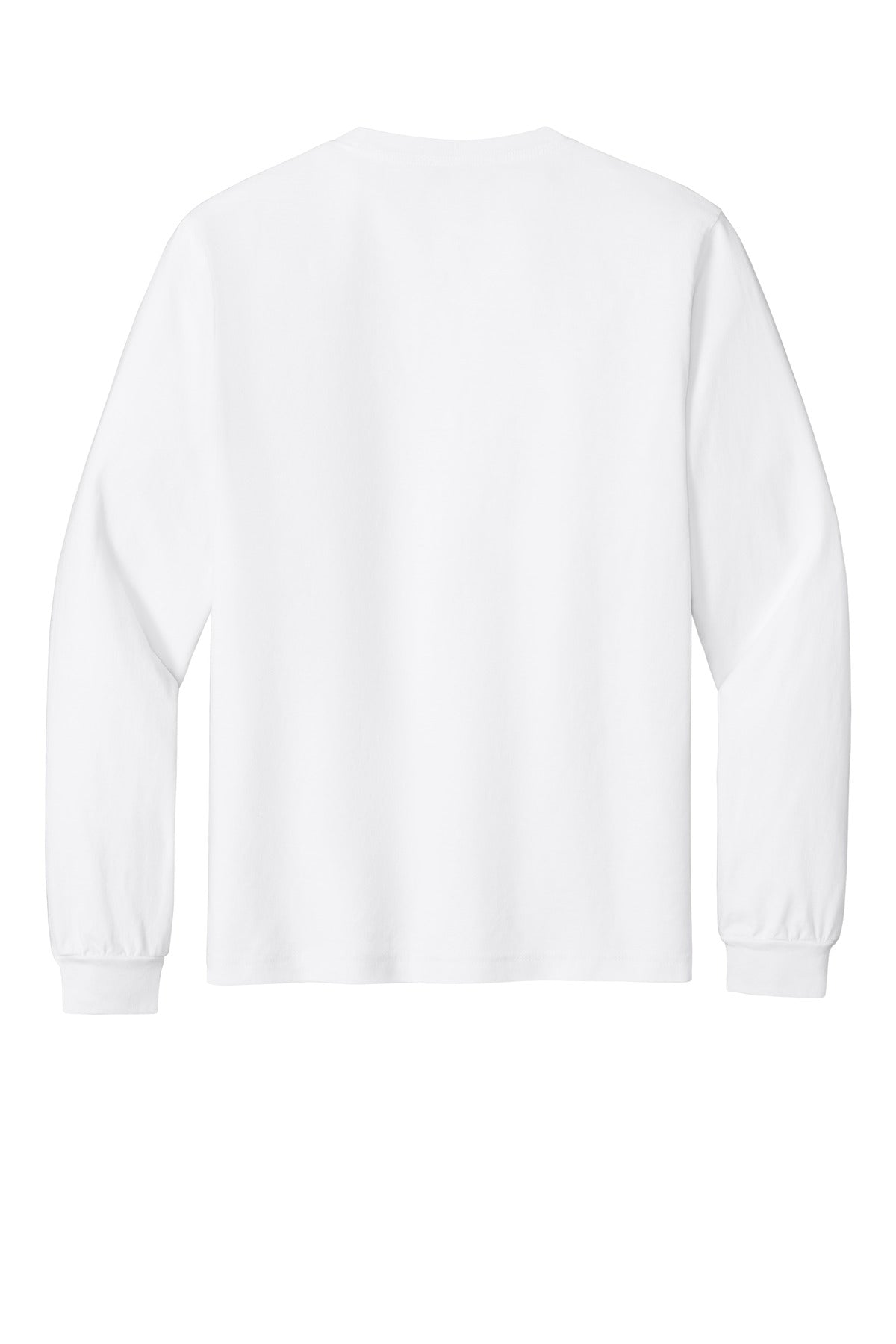Bella+Canvas Unisex Heavyweight Garment-Dyed Long Sleeve Tee BC4851GD White
