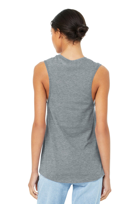BELLA+CANVAS Women's Jersey Muscle Tank. BC6003 Athletic Heather