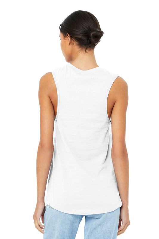 BELLA+CANVAS Women's Jersey Muscle Tank. BC6003 White