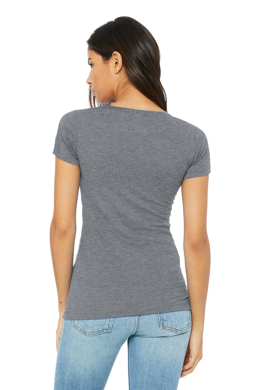BELLA+CANVAS Women's Slim Fit Tee. BC6004 Athletic Heather