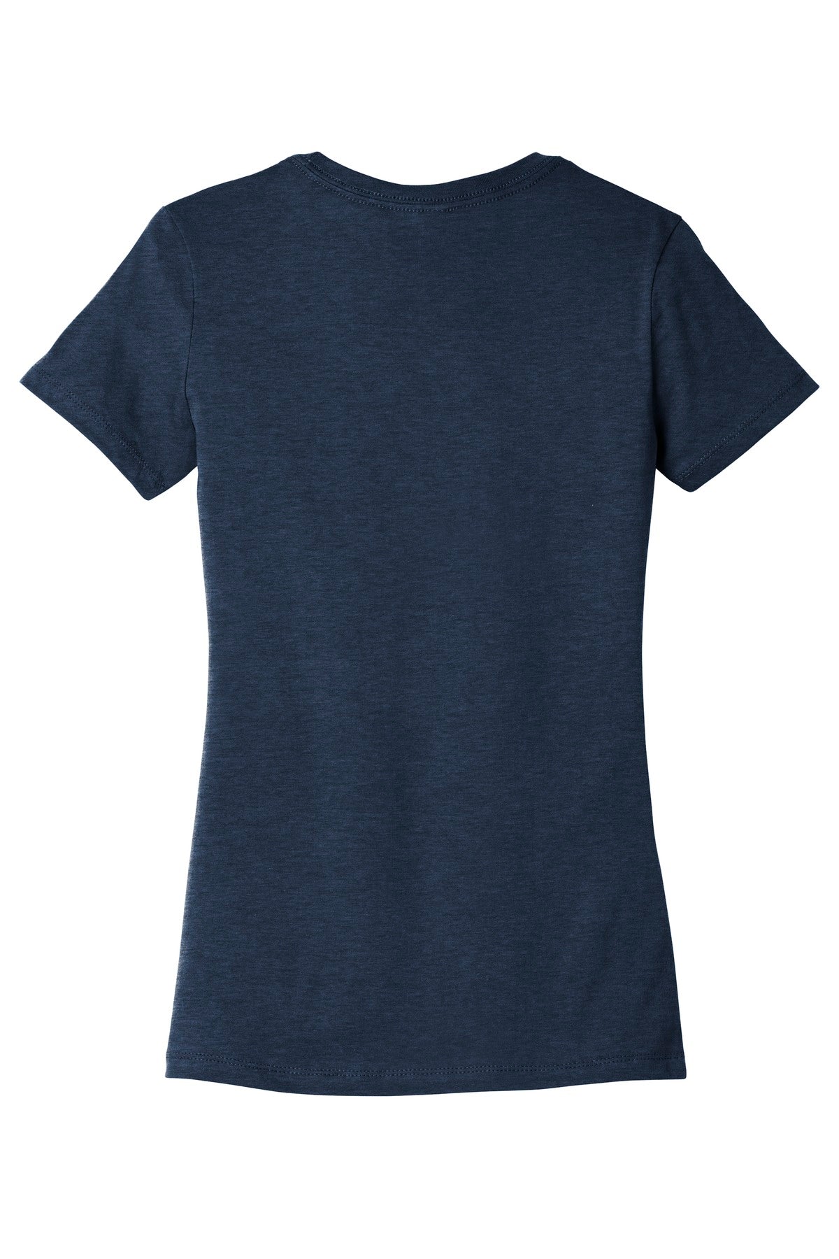 BELLA+CANVAS Women's Slim Fit Tee. BC6004 Heather Navy