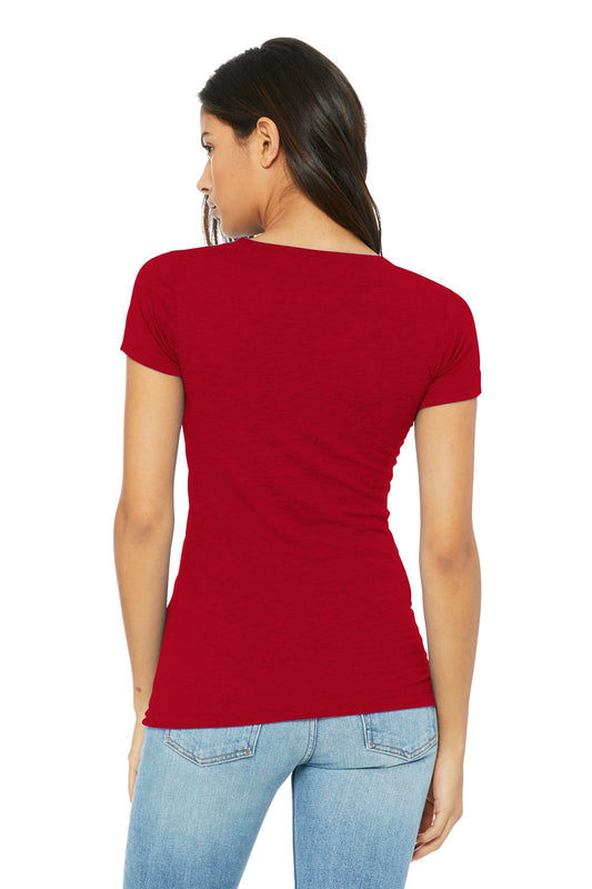 BELLA+CANVAS Women's Slim Fit Tee. BC6004 Red