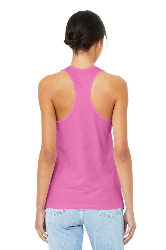 Bella+Canvas Women's Jersey Racerback Tank BC6008 Charity Pink