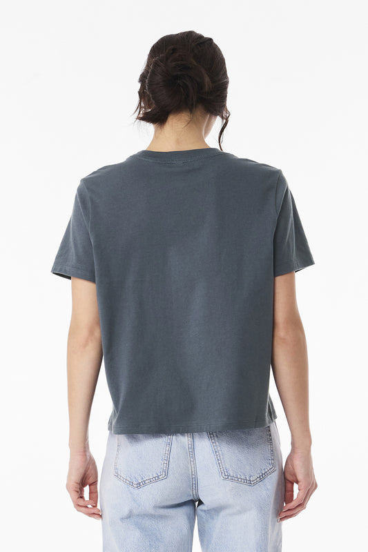 Bella+Canvas Women's 6-Ounce Heavyweight Tee BC6110 Vintage Navy