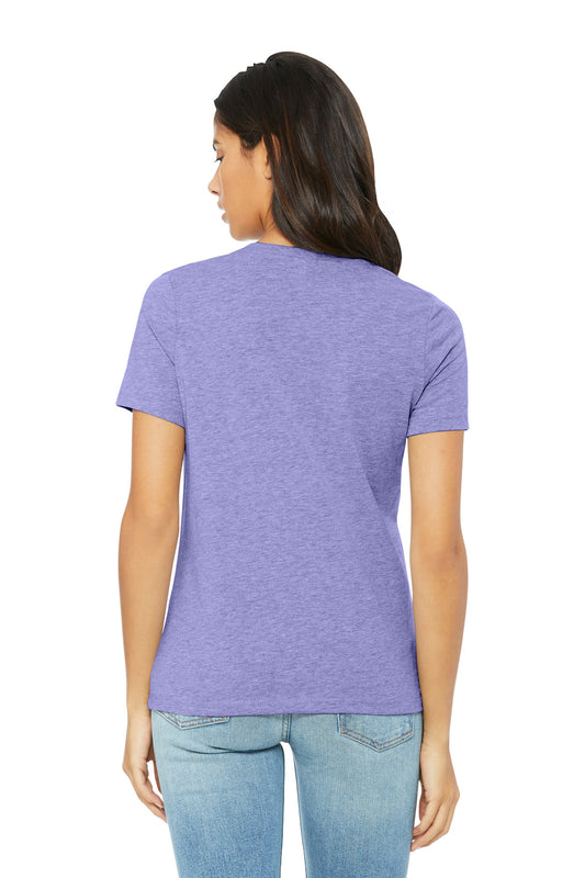 Bella+Canvas Women's Relaxed CVC Tee BC6400CVC Heather Dark Lavender