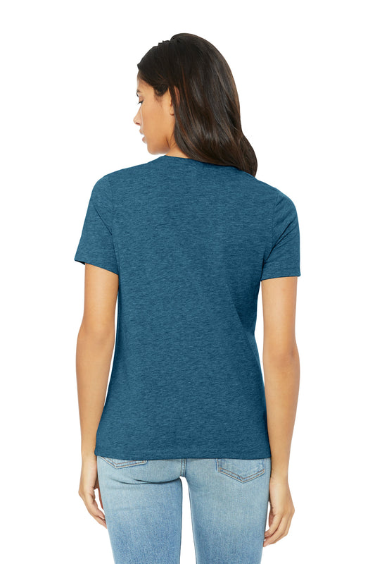 Bella+Canvas Women's Relaxed CVC Tee BC6400CVC Heather Deep Teal