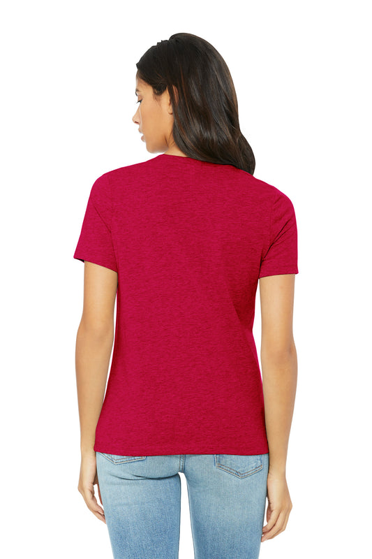 Bella+Canvas Women's Relaxed CVC Tee BC6400CVC Heather Red