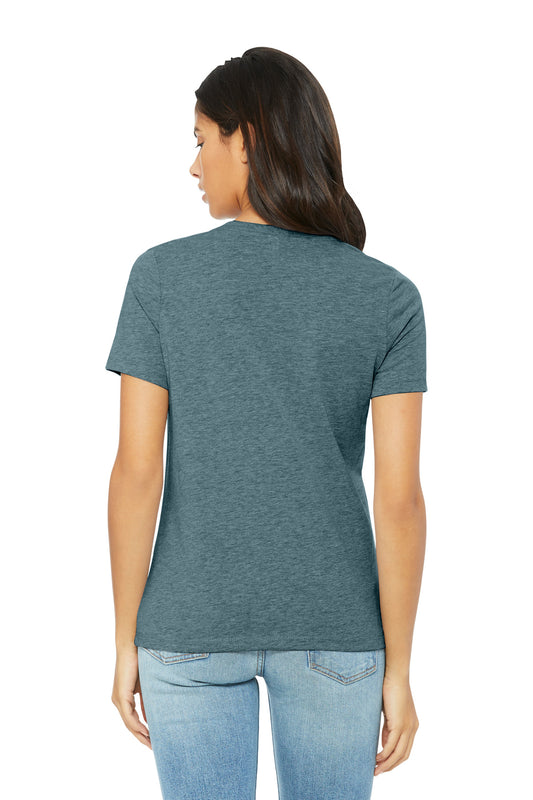 Bella+Canvas Women's Relaxed CVC Tee BC6400CVC Heather Slate