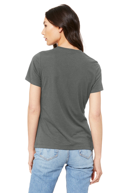BELLA+CANVAS Women's Relaxed Jersey Short Sleeve Tee. BC6400 Asphalt