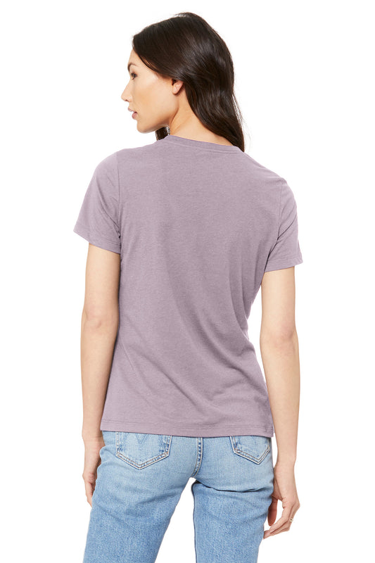 BELLA+CANVAS Women's Relaxed Jersey Short Sleeve Tee. BC6400 Orchid