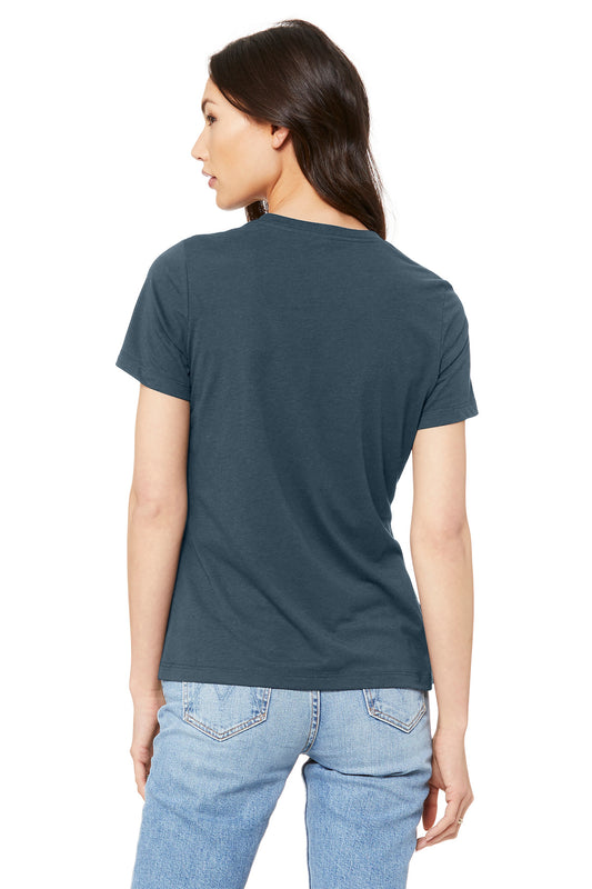 Bella+Canvas Women's Relaxed Jersey Short Sleeve Tee BC6400 Vintage Navy