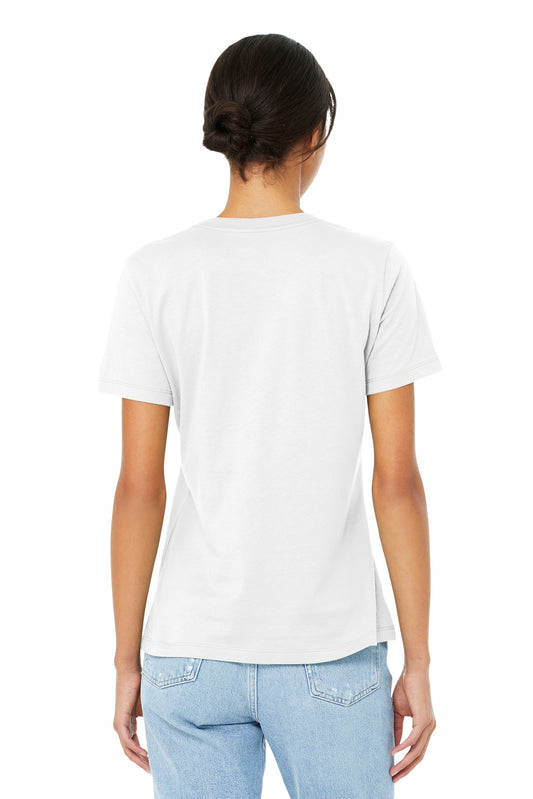 BELLA+CANVAS Women's Relaxed Jersey Short Sleeve Tee. BC6400 White