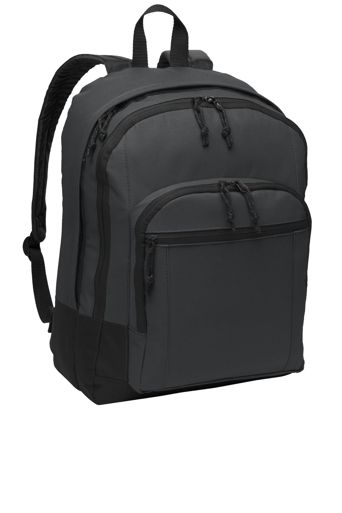 Port Authority Basic Backpack BG204 Dark Charcoal