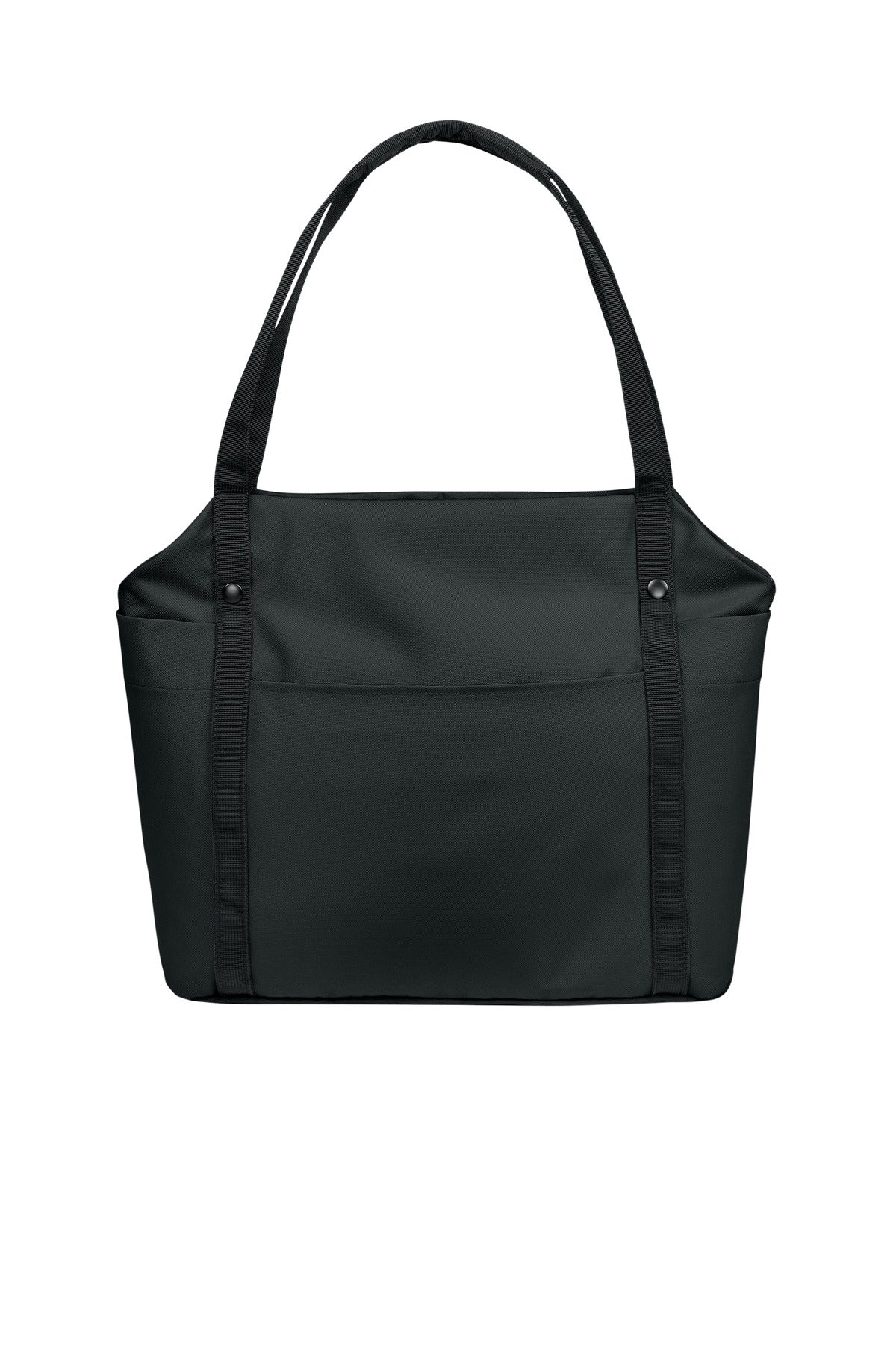 Port Authority Matte Oxford Tote BG472 Deep Black