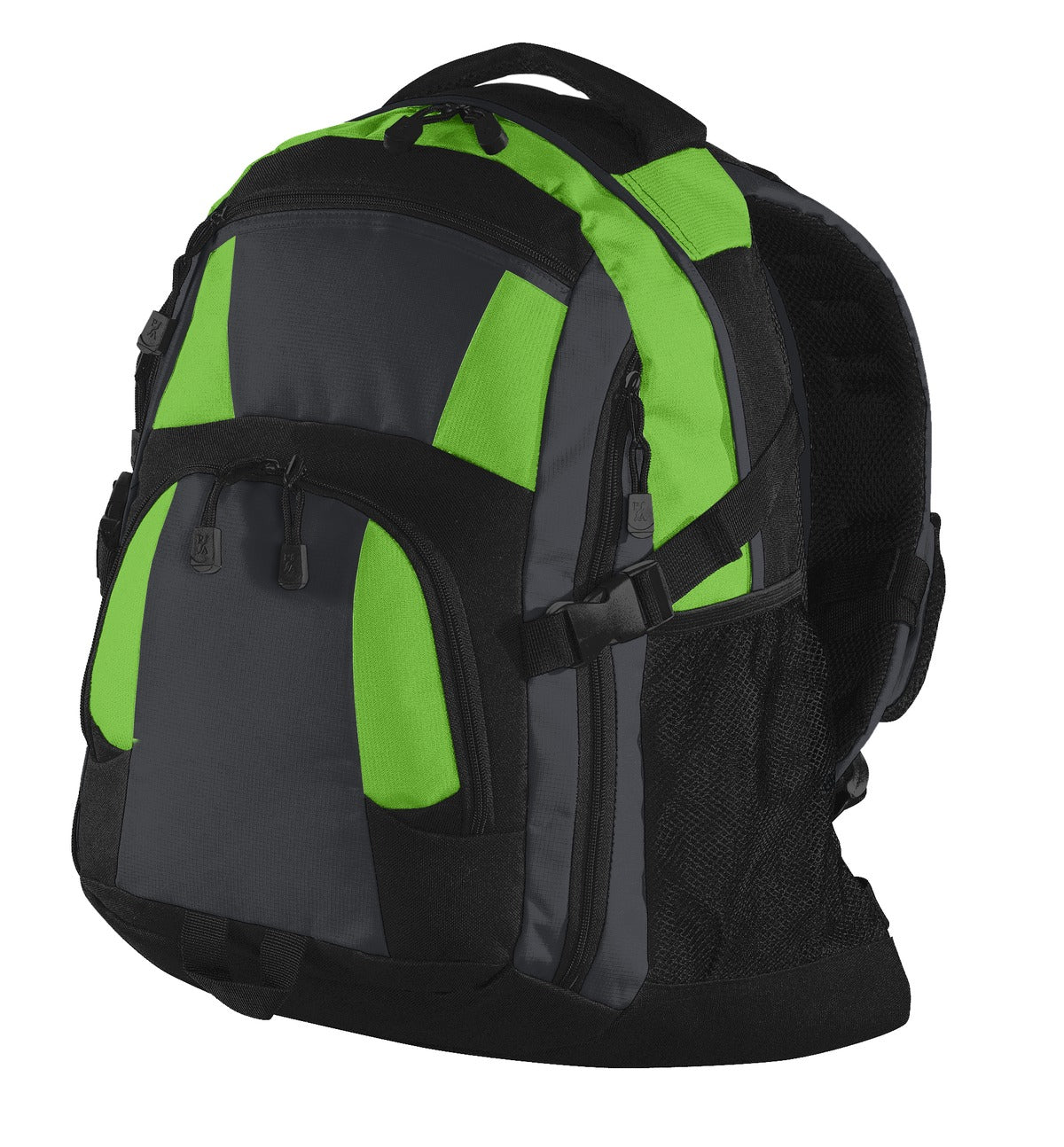 Port Authority Urban Backpack BG77 Bright Lime/ Magnet/ Black