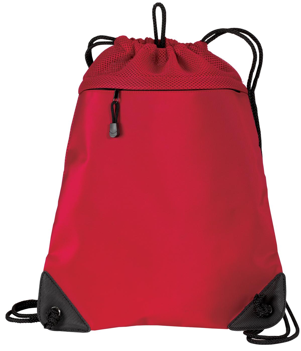 Port Authority - Cinch Pack with Mesh Trim BG810 Chili Red