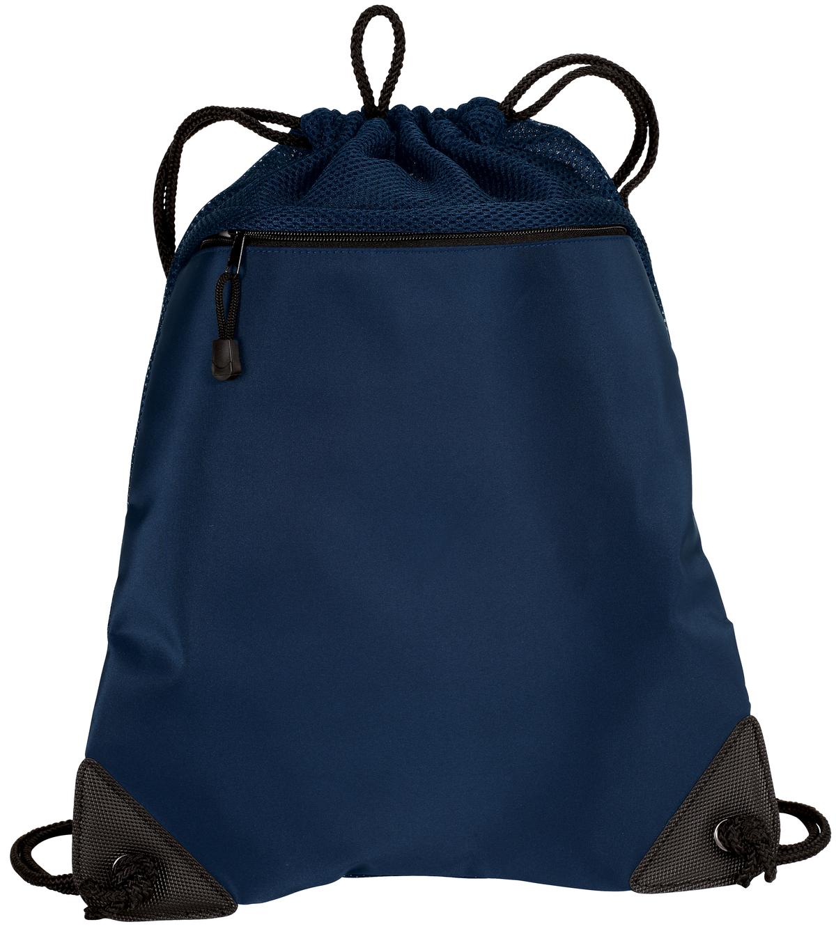 Port Authority - Cinch Pack with Mesh Trim BG810 Navy