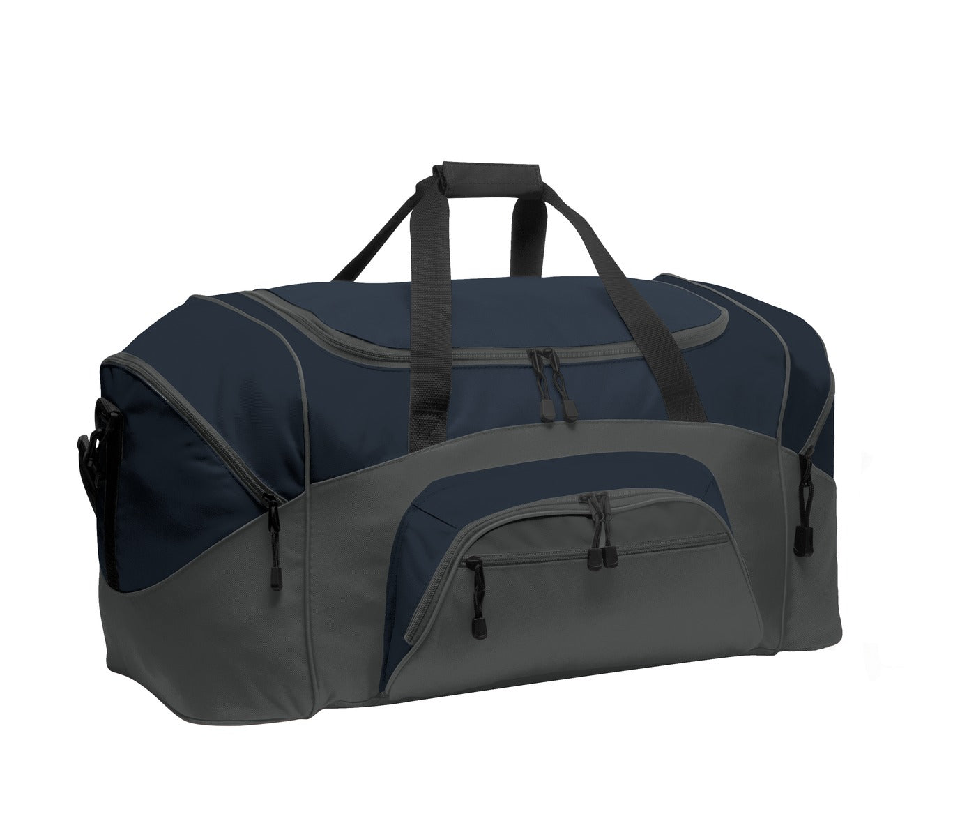 Port Authority - Standard Colorblock Sport Duffel BG99 Navy/ Dark Charcoal