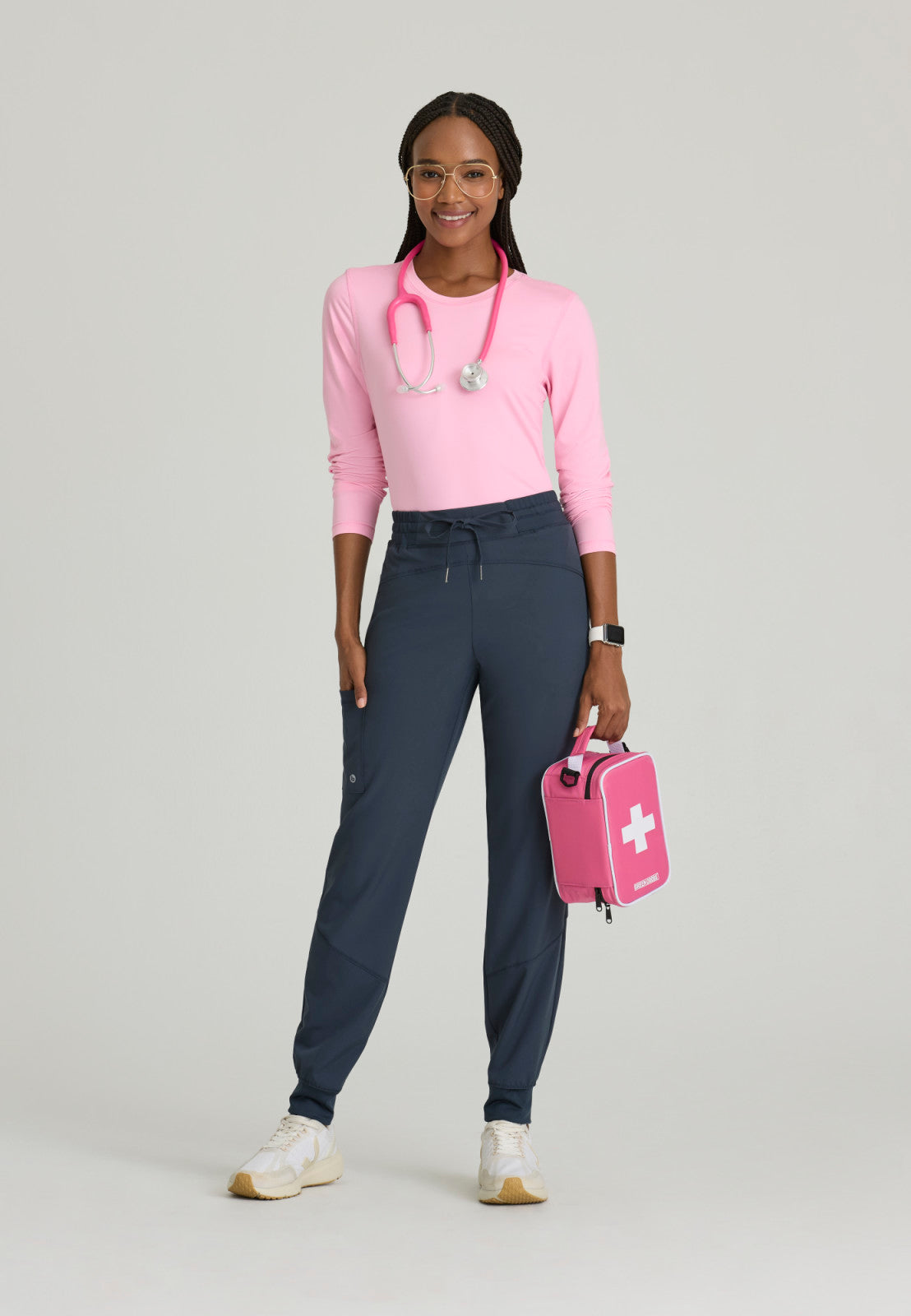 Barco One BOK804 Accelerate Layering Tee Fresh Carnation