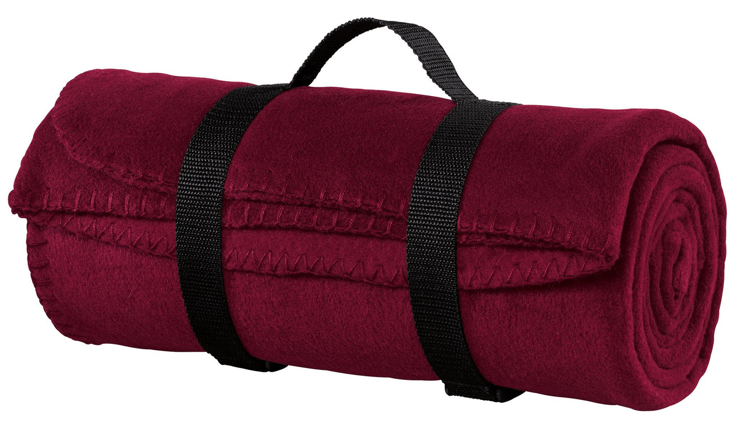 Port Authority - Value Fleece Blanket with Strap BP10 Maroon