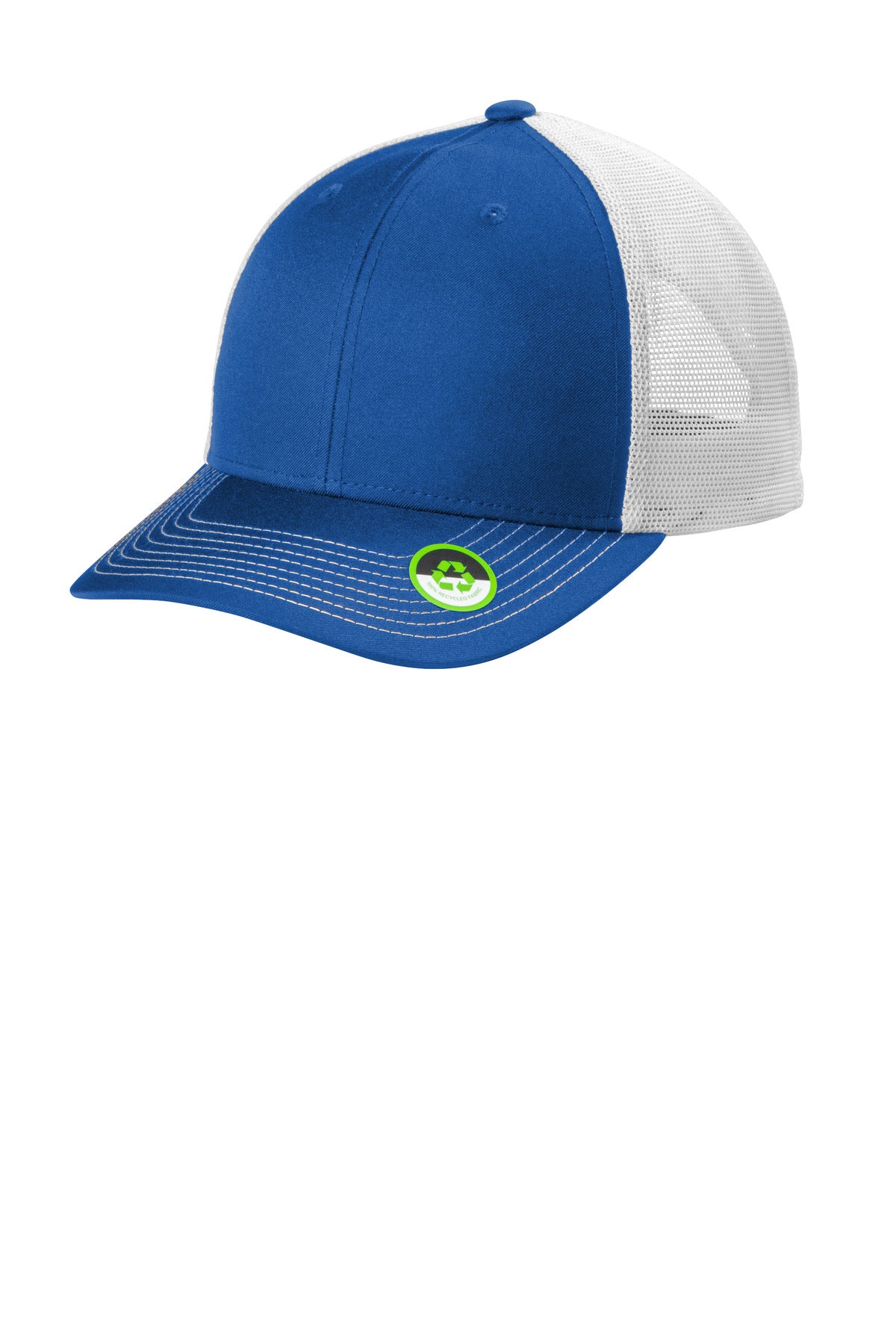 Port Authority Eco Snapback Trucker Cap C402ECO True Royal/ White