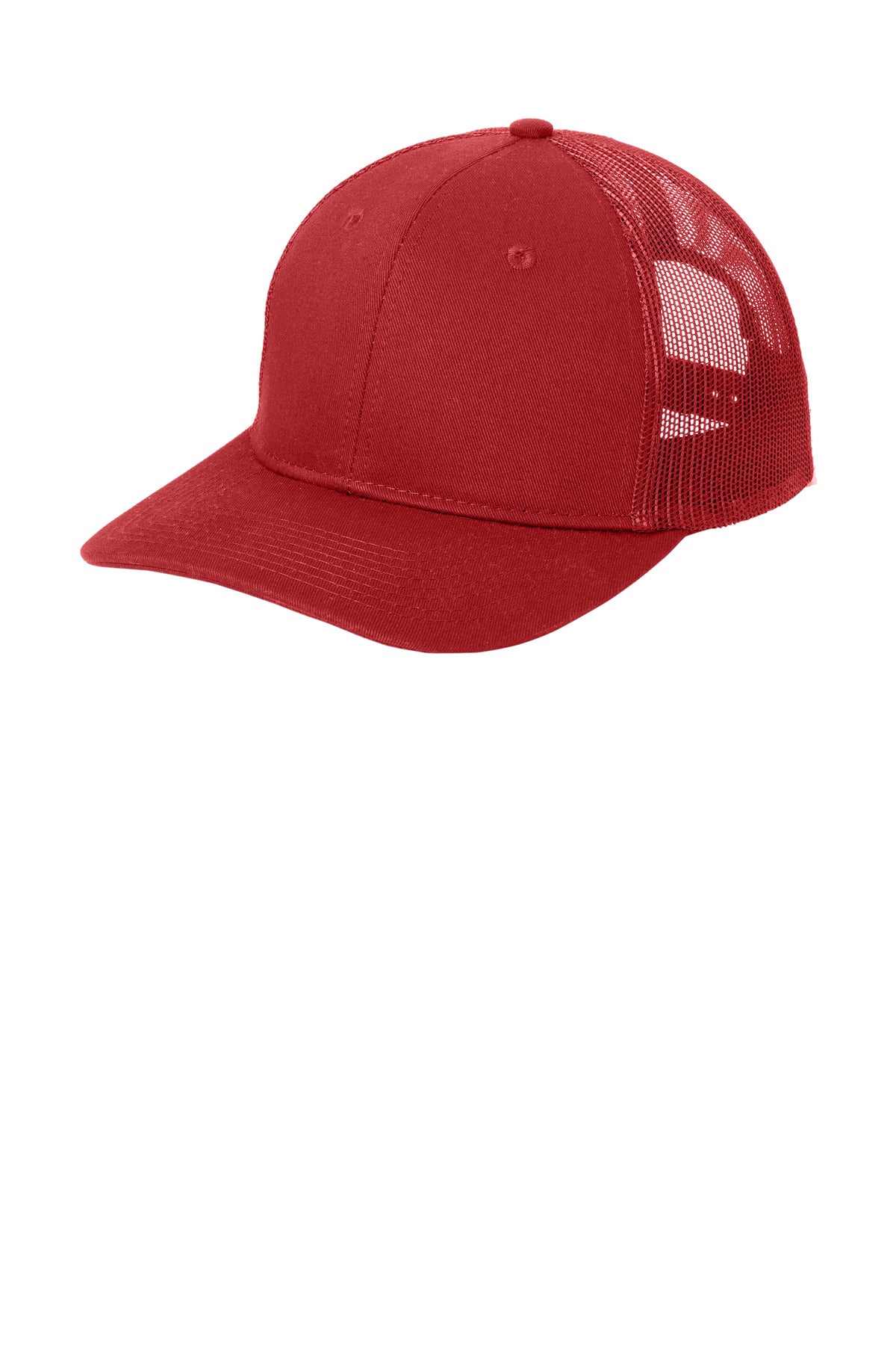 Port Authority Snapback Trucker Cap C402 Flame Red