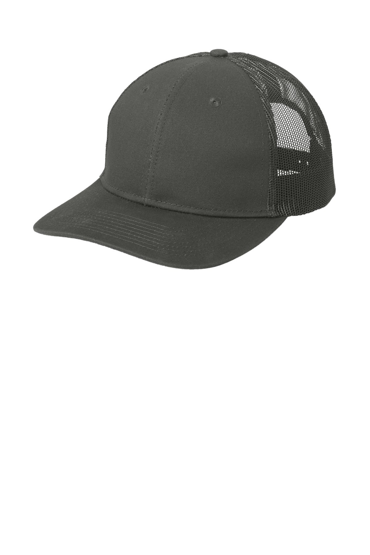 Port Authority Snapback Trucker Cap C402 Grey Steel