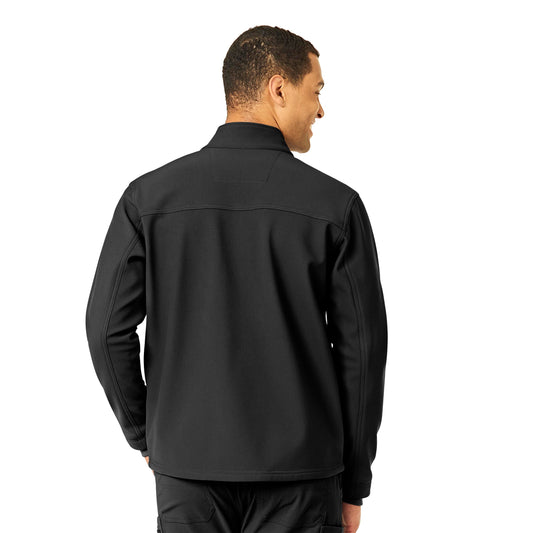 Rugged Flex C80023 Men's Bonded Fleece Jacket Black
