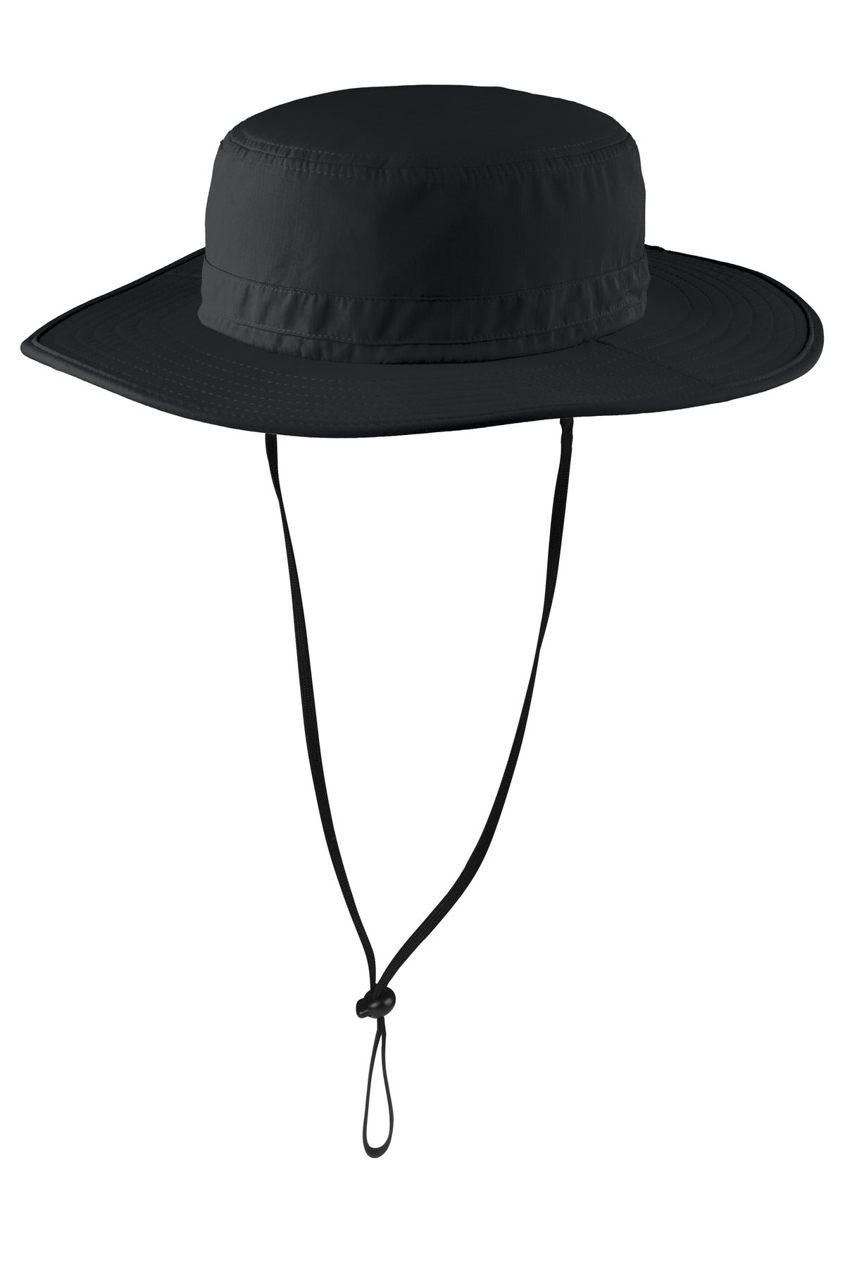 Port Authority Outdoor Wide-Brim Hat C920 Black