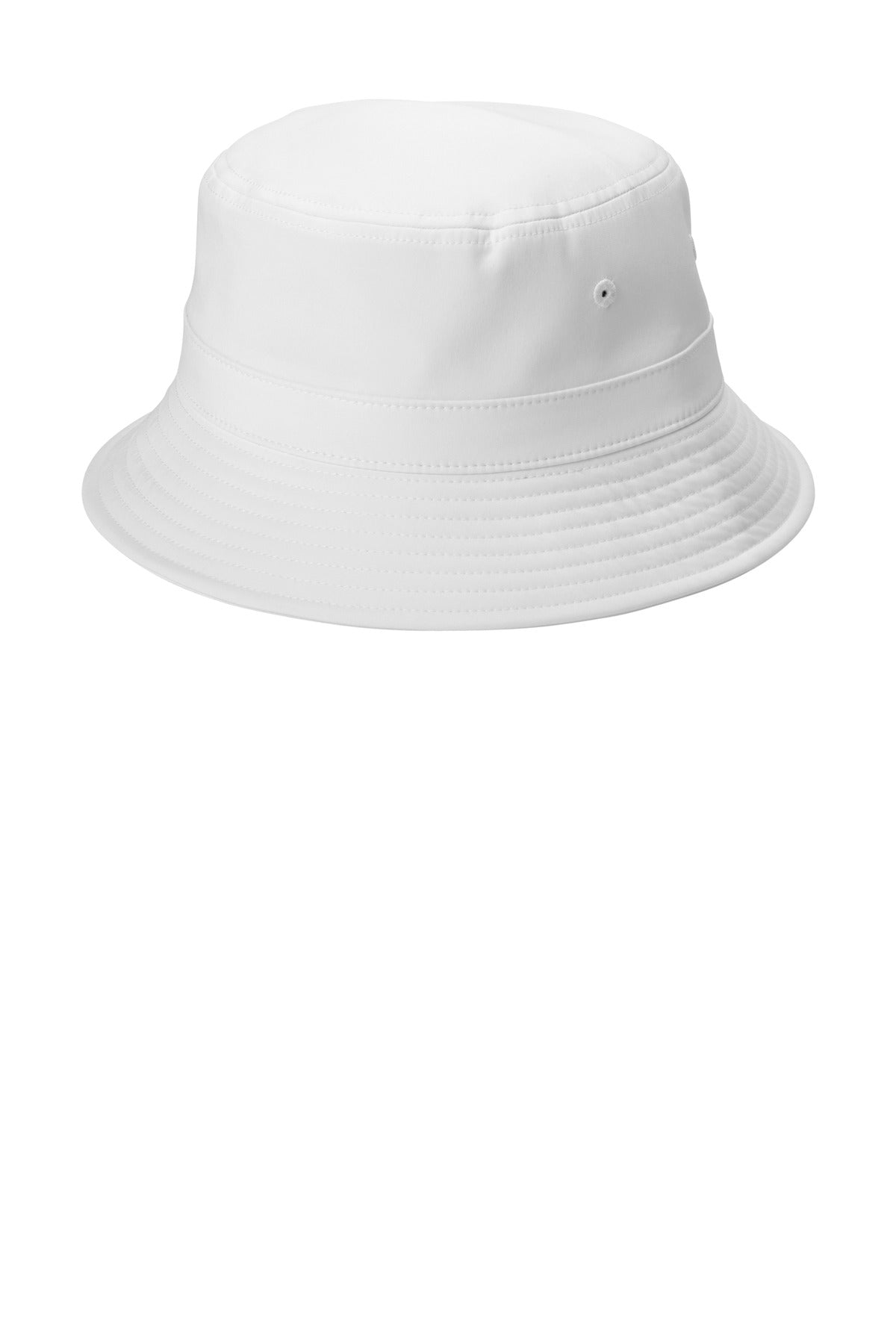 Port Authority Poly Bucket Hat C980 White