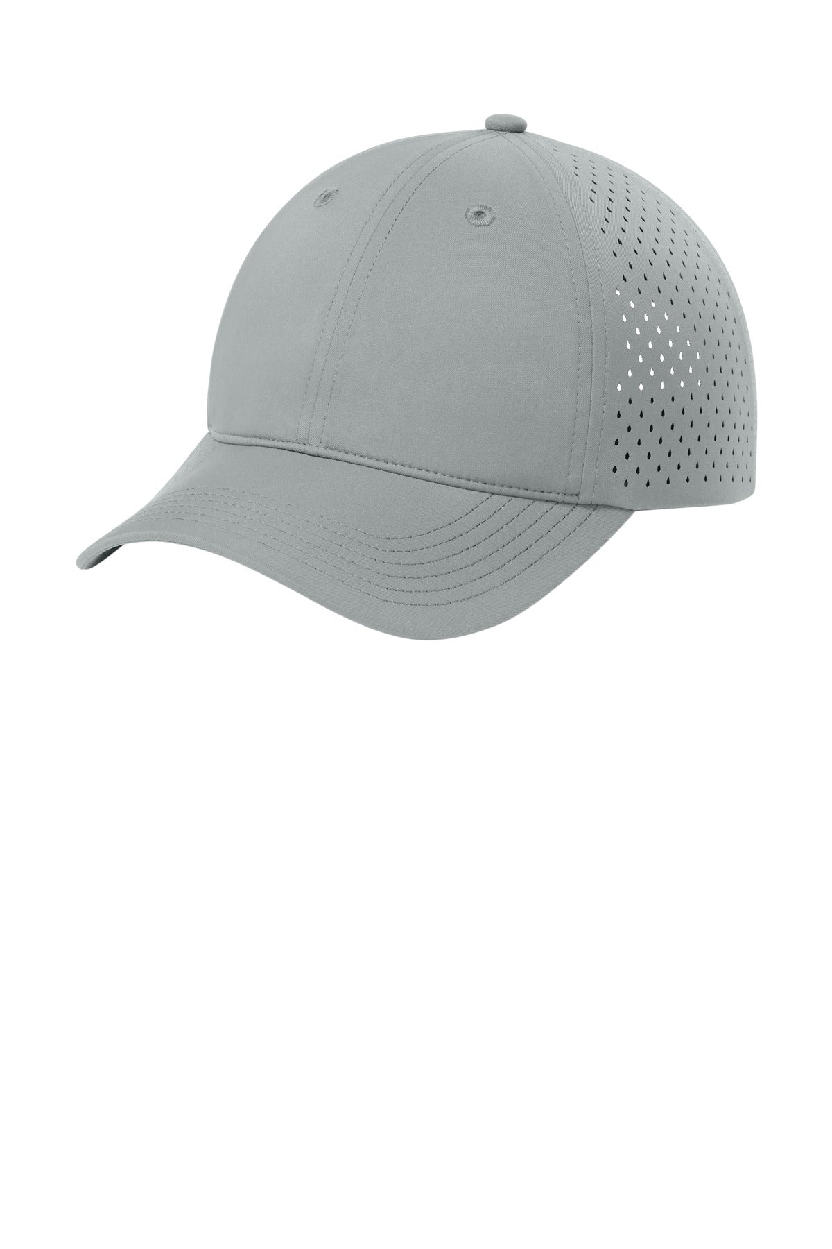 Port Authority All-Day Performance UPF Perforated Cap C995 Silver