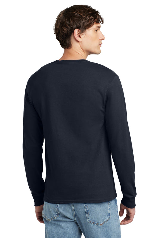 Champion Heritage 52-Oz Jersey Long Sleeve Tee CC8C Navy
