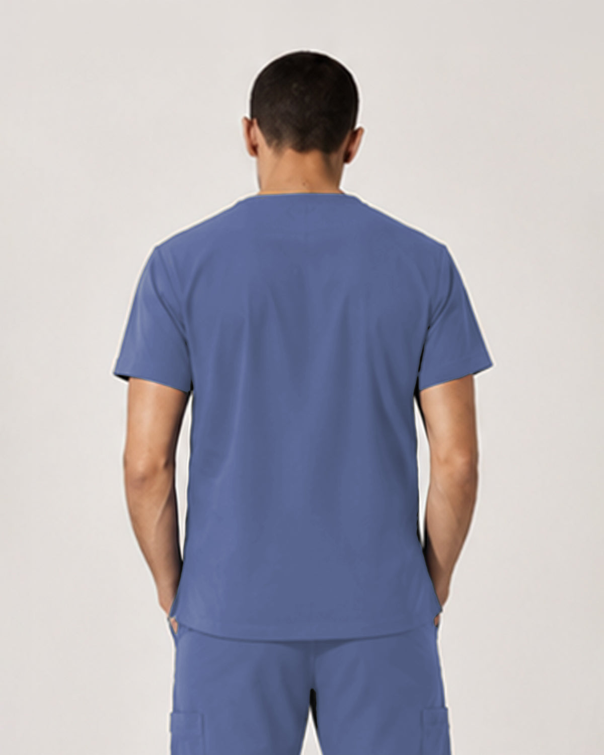 Foundry Men's 1505 Cobalt Men'S 1 Pocket V-Neck Top Ceil Blue