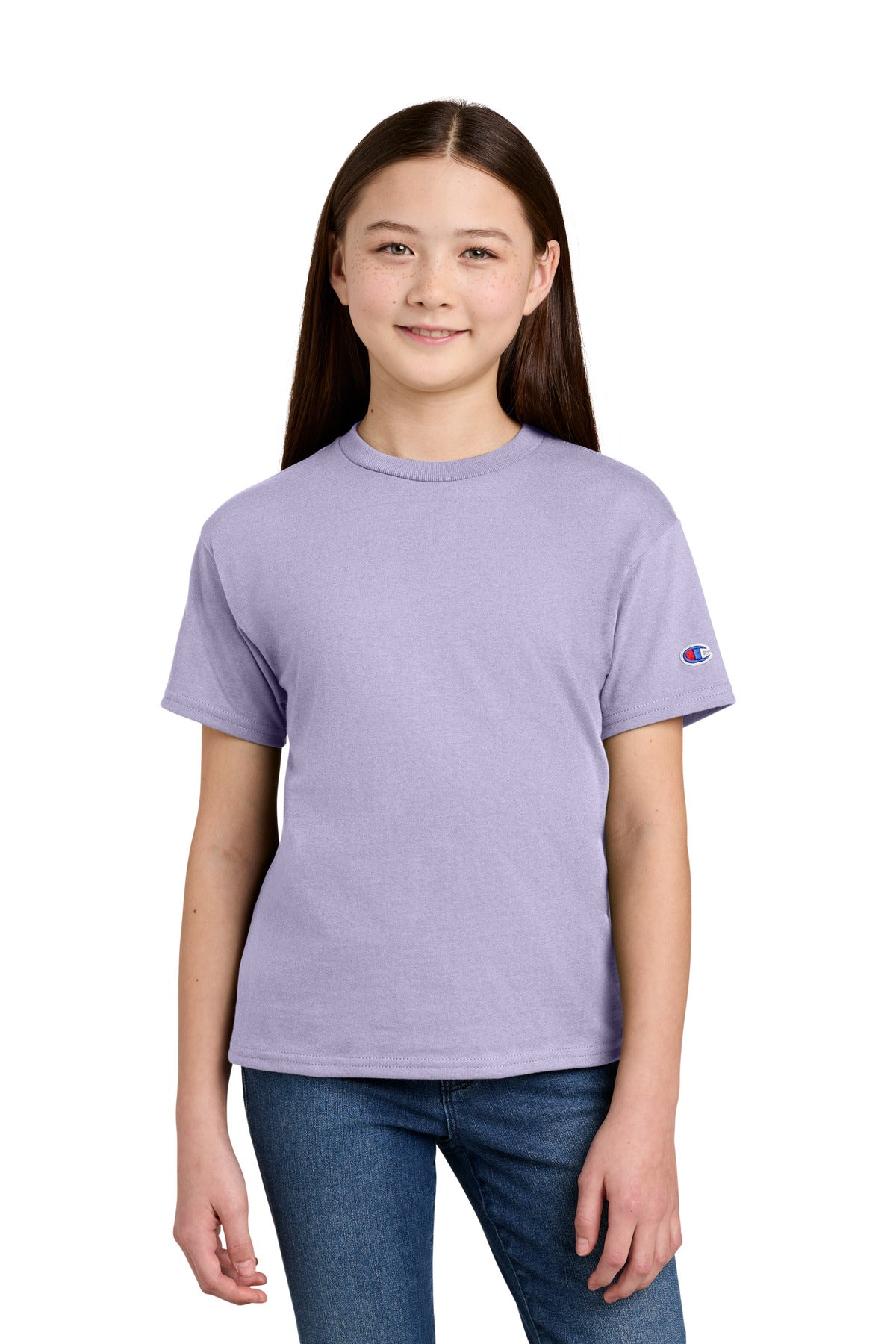 Champion Youth Jersey Short Sleeve Tee CH1081 Urban Lilac