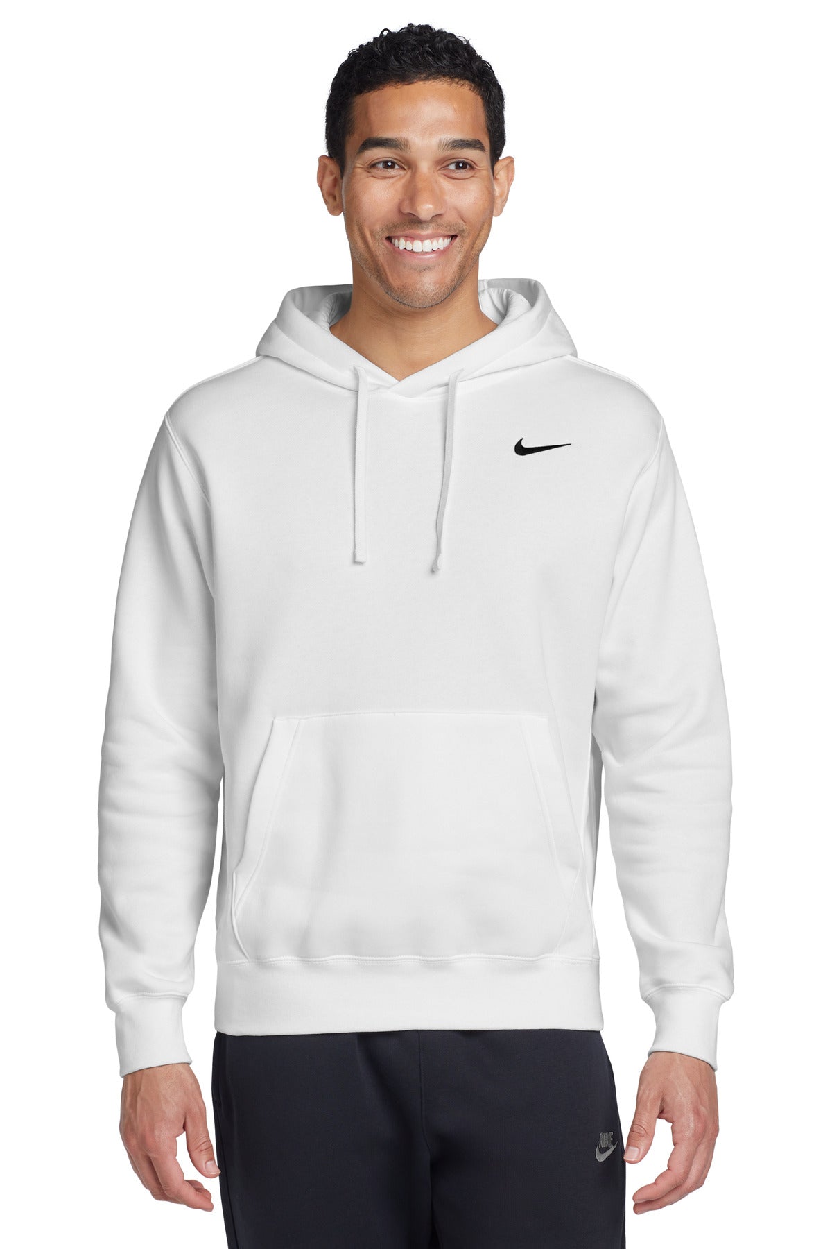 nike white overhead hoodie
