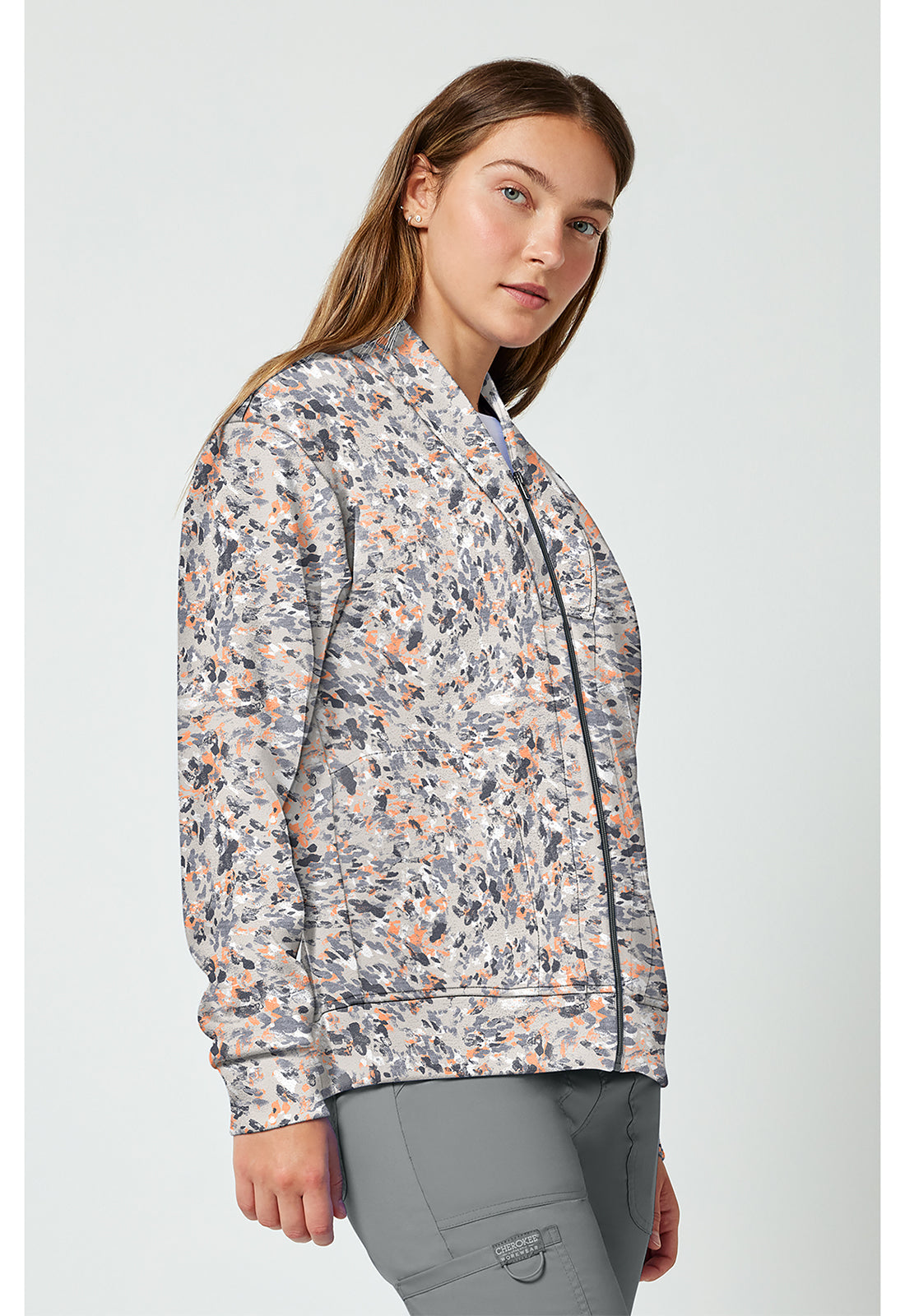 Achieve CK00011 Women's Print Jacket Softest Skin