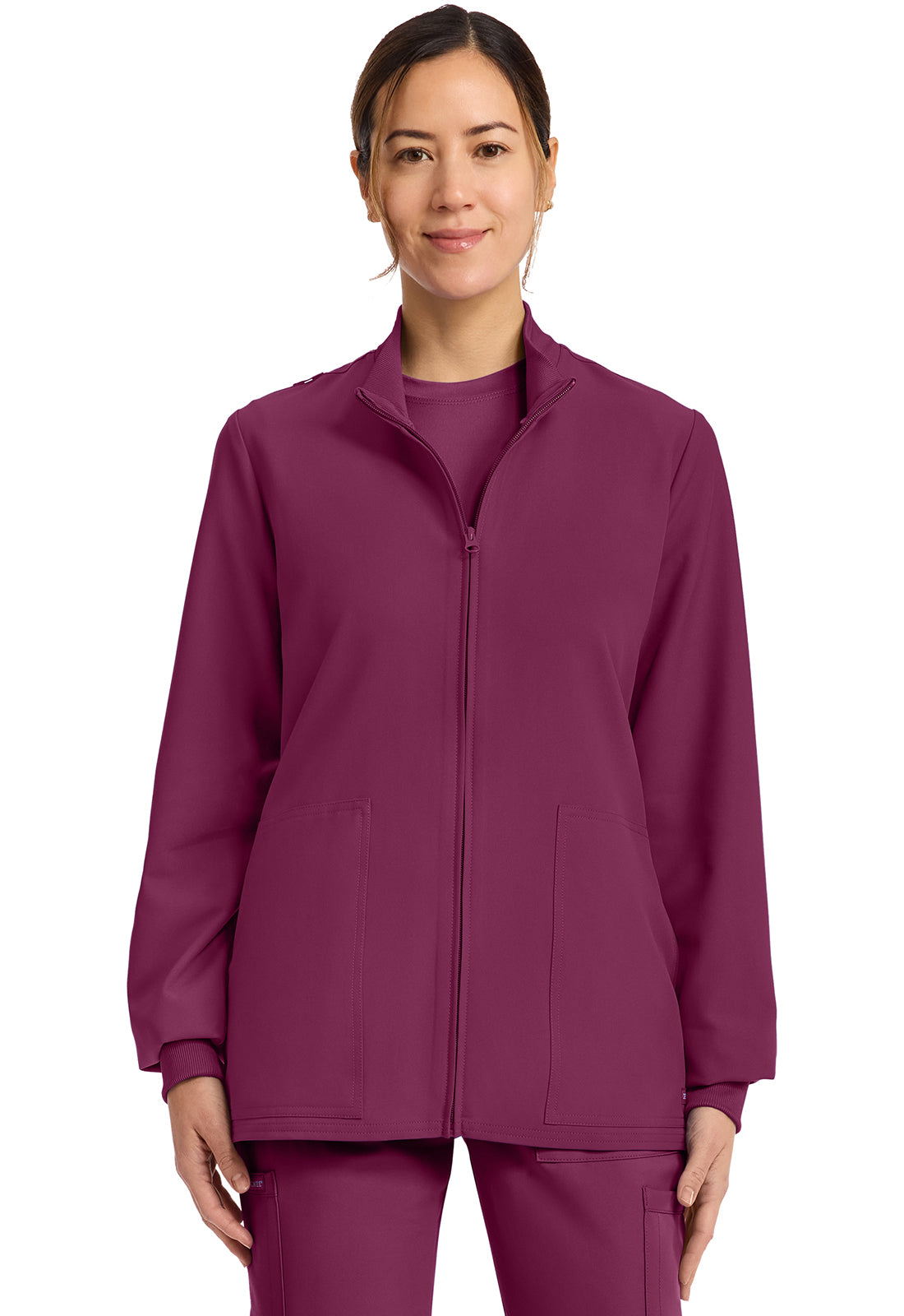 Workwear Originals Ultra CK00013A Women's Zip Up Scrub Jacket