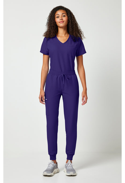 Workwear Originals Ultra CK00034A Women's Mid Rise Scrub Joggers Grape