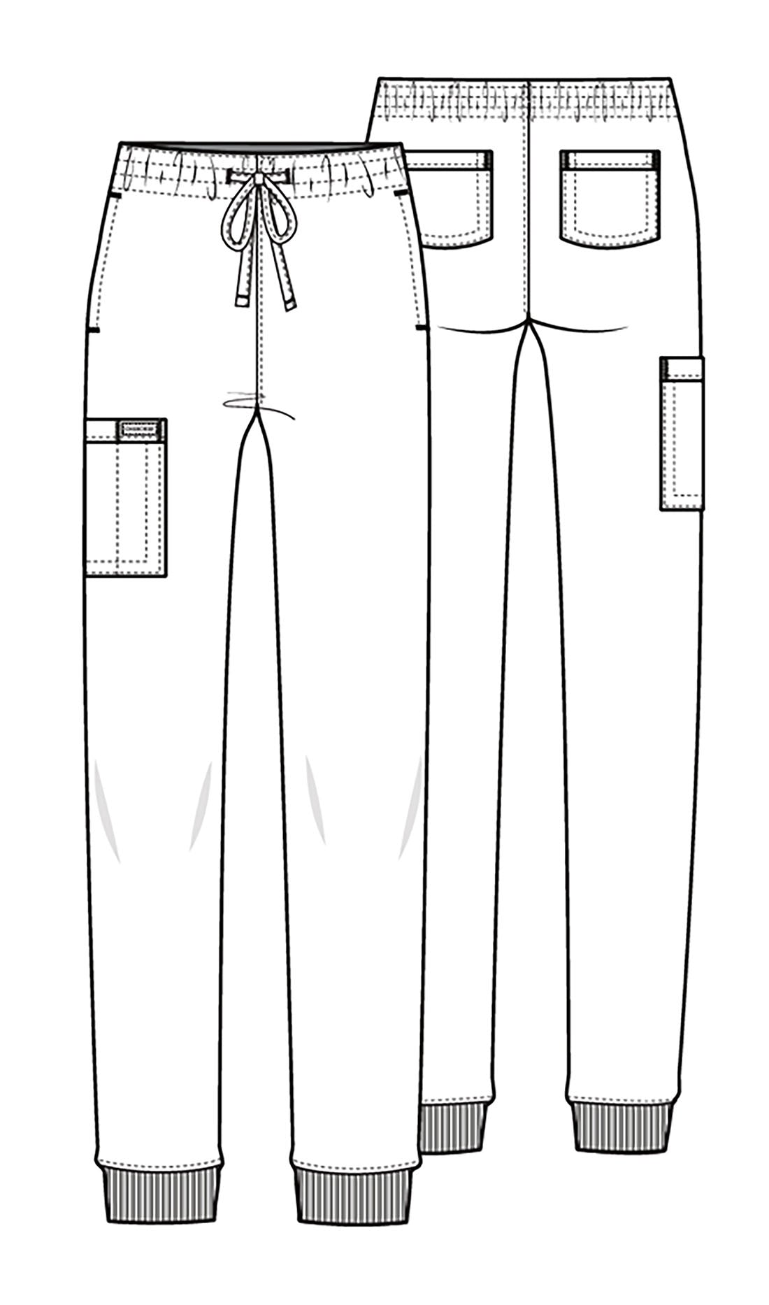 Workwear Originals Ultra CK00034A Women's Mid Rise Scrub Joggers Red
