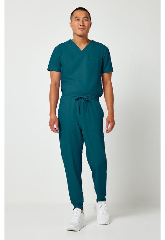 Workwear Originals Ultra CK00035A Men's Mid Rise Scrub Joggers Caribbean Blue