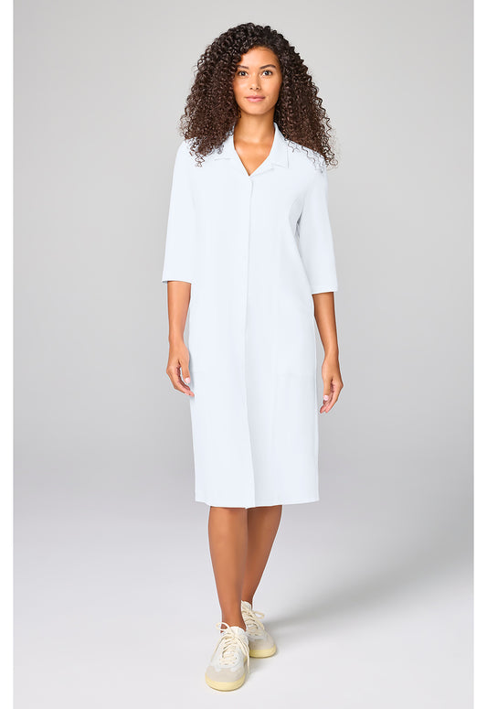 Workwear Originals Ultra CK00046 Women's 3/4 Sleeve Dress White