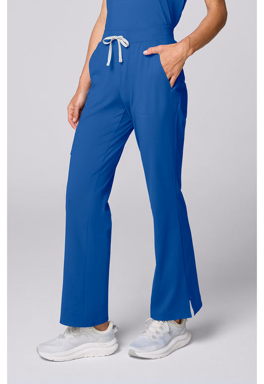 Achieve CK00071 Women's Flared Leg Scrub Pants Royal