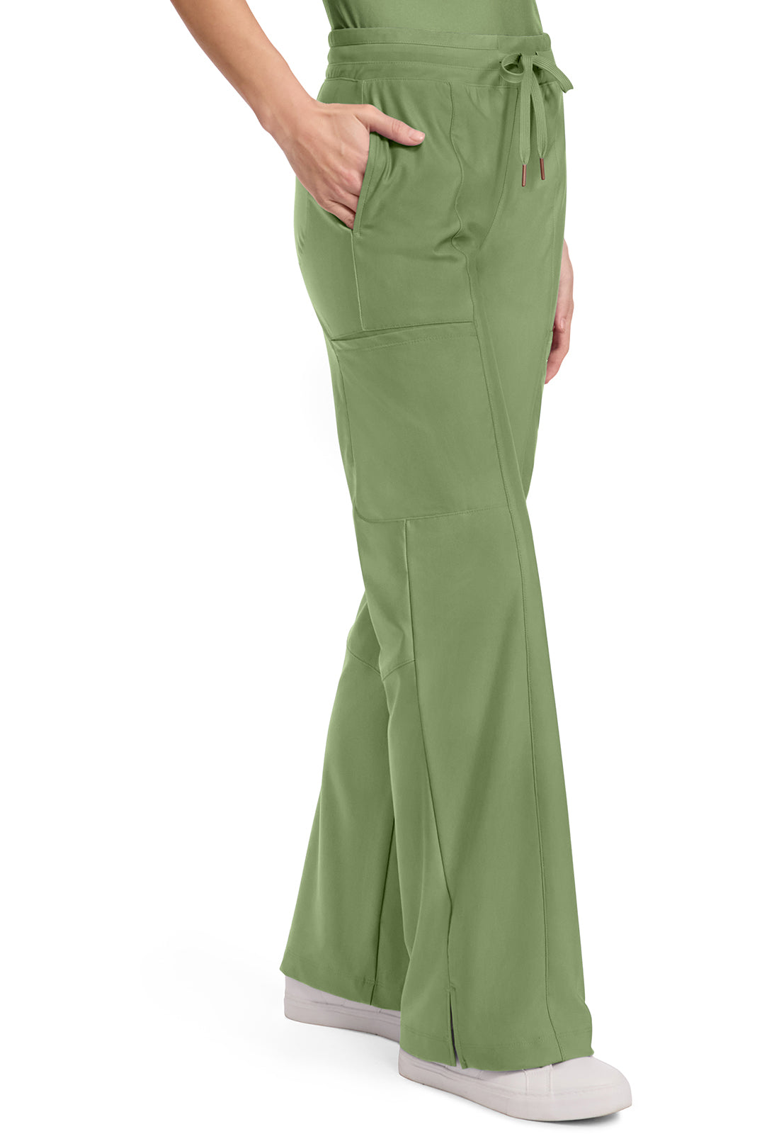 Form CK026 Women's 5-Pocket Trouser Leg Scrub Pants Bright Sage